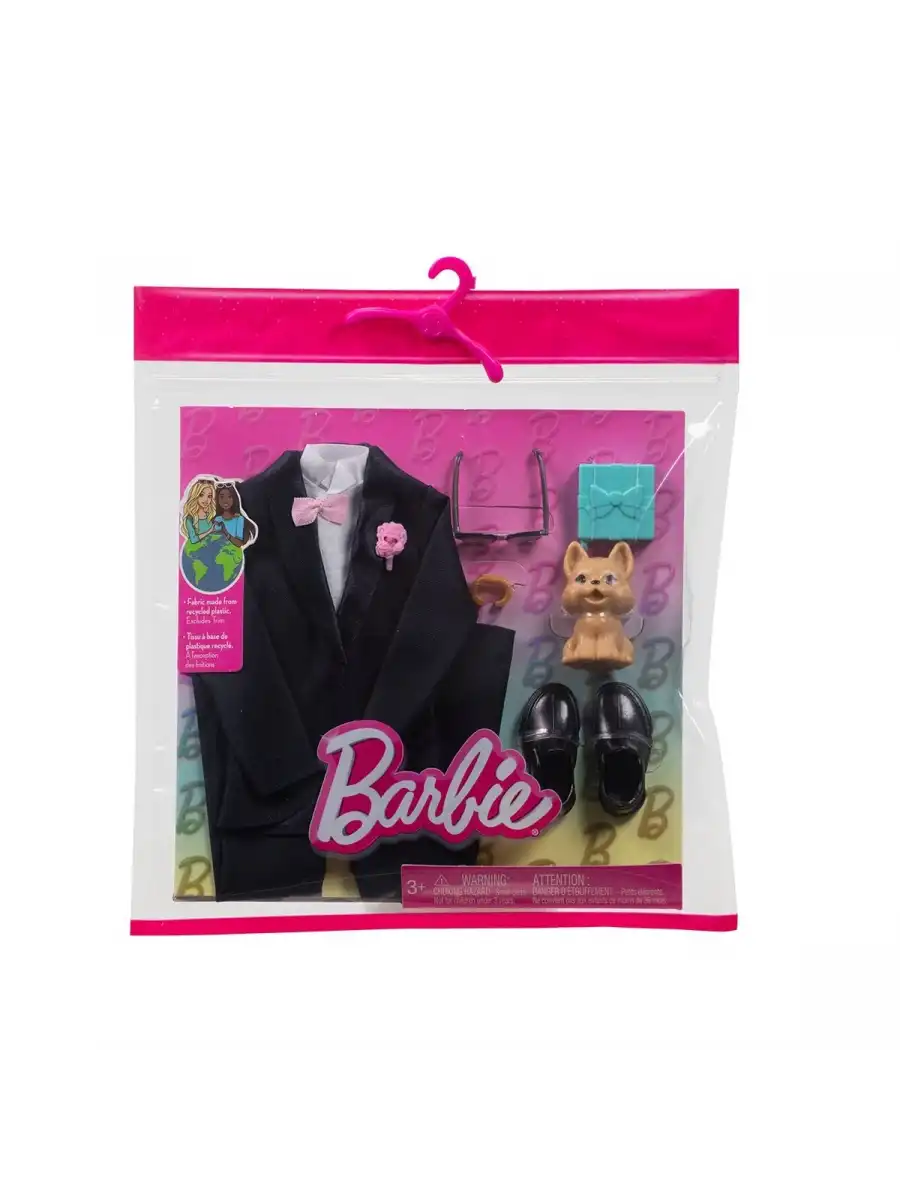 Barbie Ken Fashion - Damat Aksesuarları HWV77 - Barbie Ken Oyuncak Barbie Bebek Damat Oyuncak