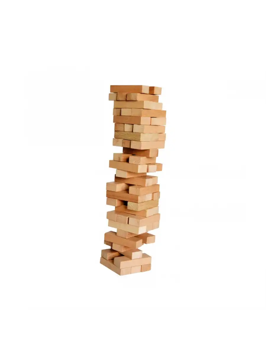 Ahşap Jenga Oyunu - Akıl ve Zeka Oyunu - Denge Oyunu - Redka Kule Oyunu - Strateji Oyunu