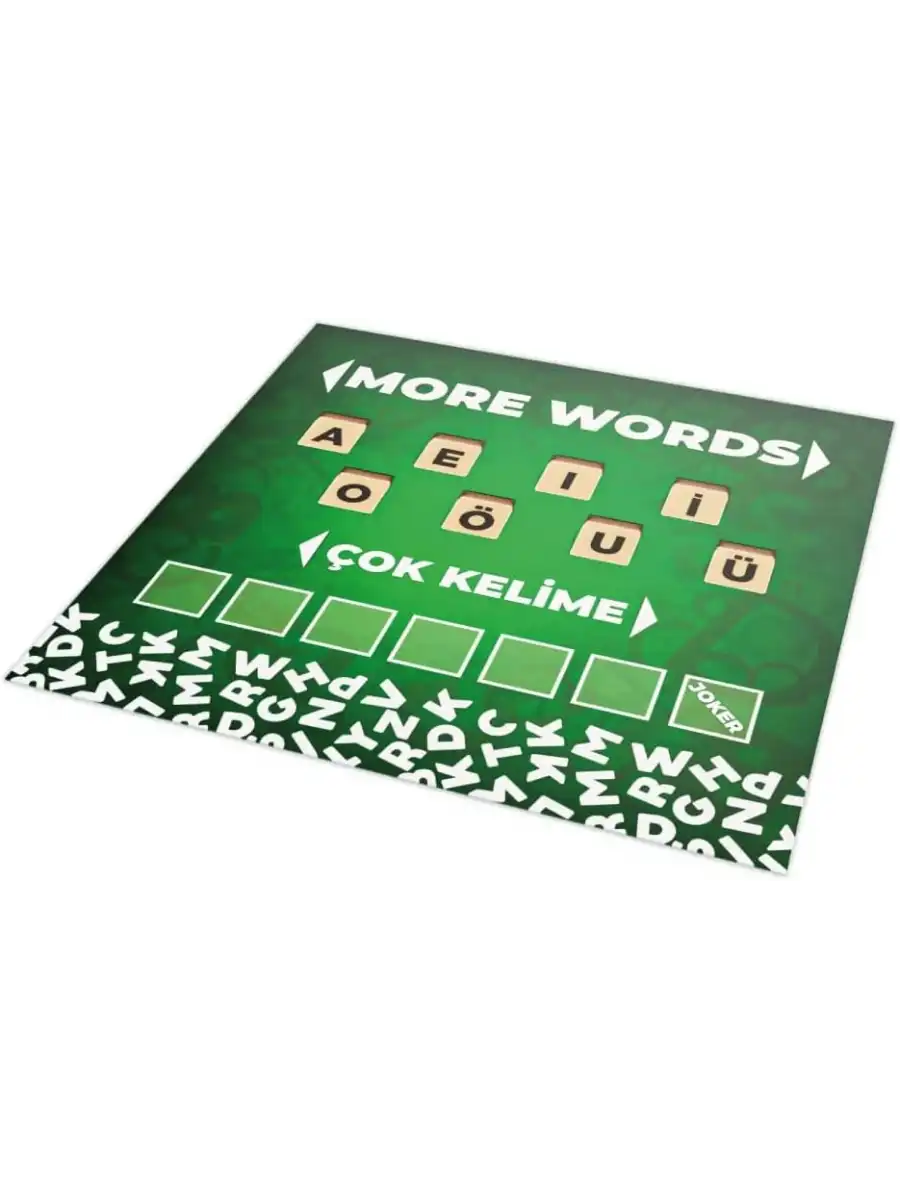 Ahşap Kelime Oyunu - Redka Çok Kelime Çok İşlem Oyunu - Matematik Oyunu Kelime Oyunu