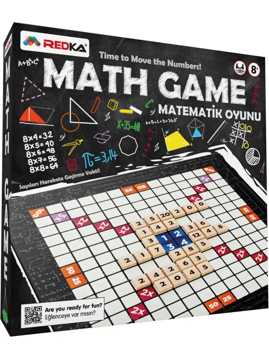 Ahşap Redka Matematik Oyunu - Matematik Çözmece Oyunuz - İşlem Oyunu Zeka Oyunu