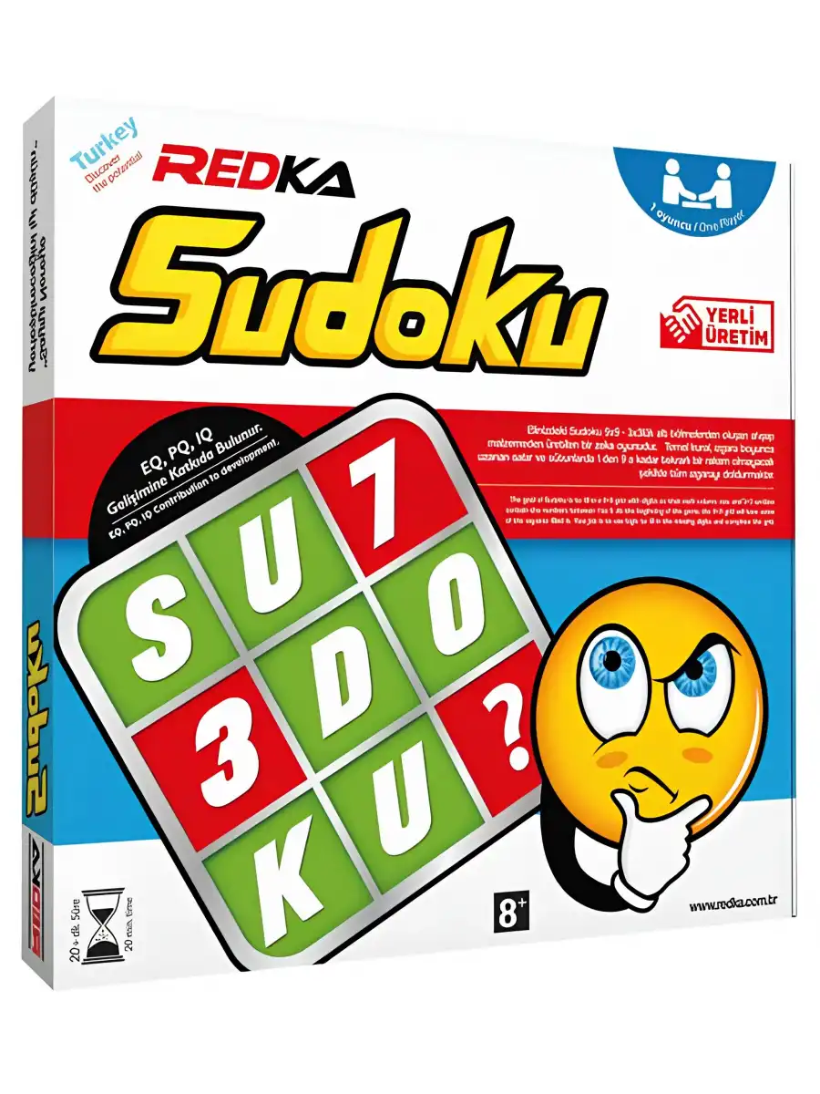 Ahşap Sudoku Oyunu - Akıl ve Zeka Oyunu - Sudoku Oyunu - Redka Sudoku Oyunu - Strateji Oyunu