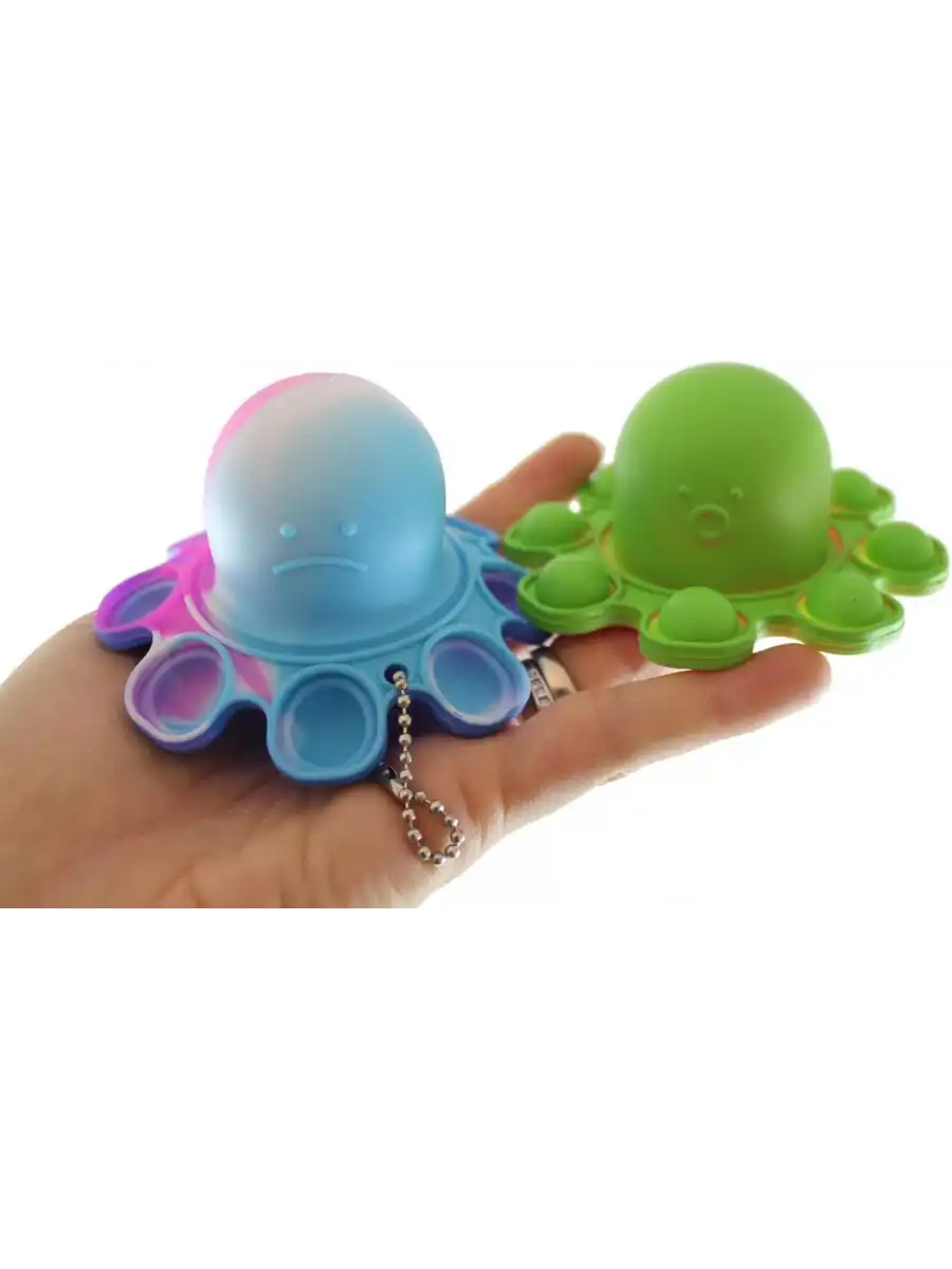 Ahtapot Popİt Oyuncak (1 Adet) - Popit Stres Oyuncak - Pıt Pıt Oyuncak - Hayvan Popit - Fidget Stres Oyuncak