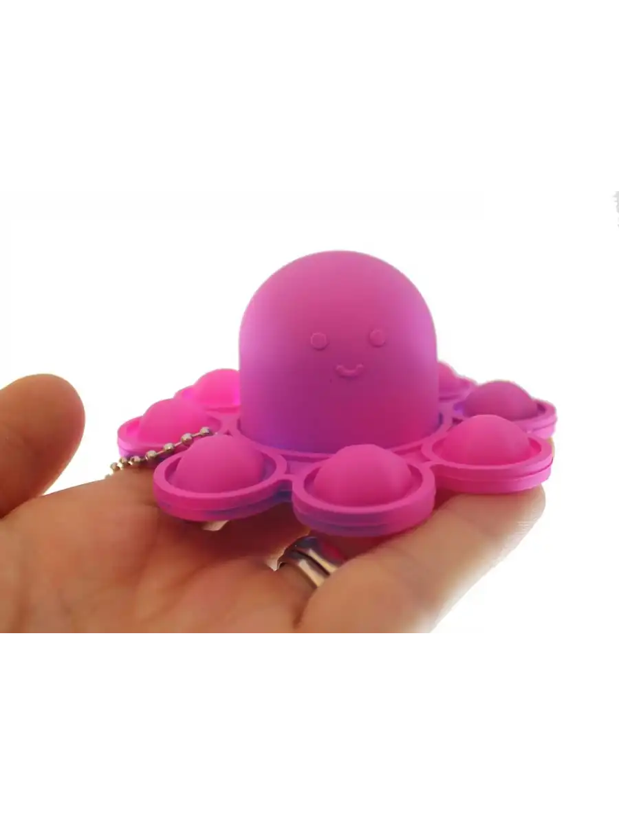 Ahtapot Popİt Oyuncak (1 Adet) - Popit Stres Oyuncak - Pıt Pıt Oyuncak - Hayvan Popit - Fidget Stres Oyuncak