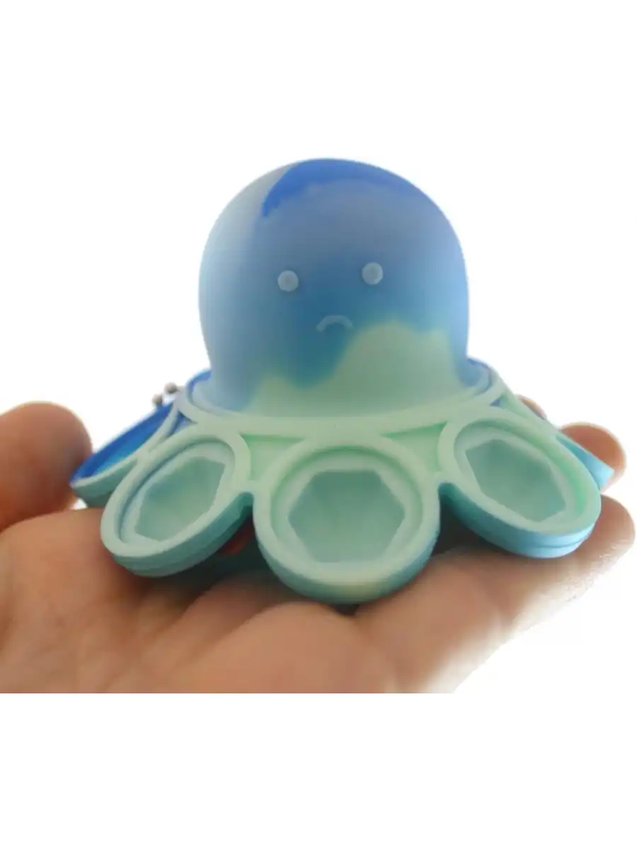 Ahtapot Popİt Oyuncak (1 Adet) - Popit Stres Oyuncak - Pıt Pıt Oyuncak - Hayvan Popit - Fidget Stres Oyuncak