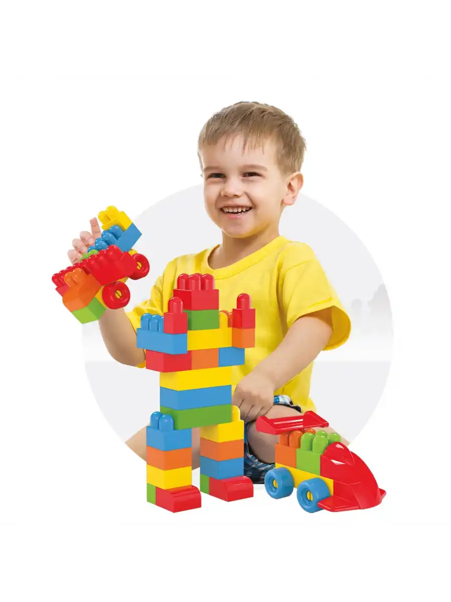 Akıllı Çocuk (125 Parça) - Büyük Parça Lego - Lego Setleri - Bloklar - Bebek Lego