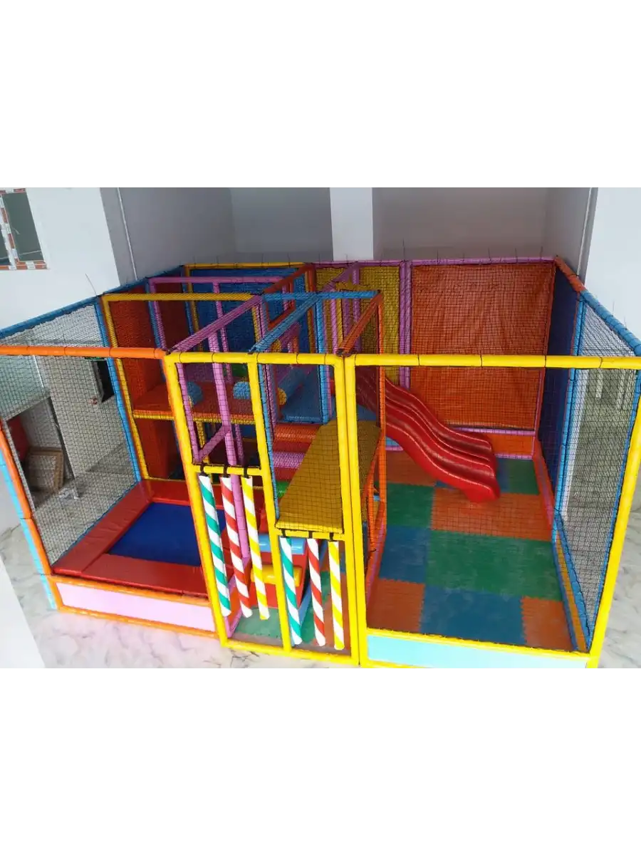 Akrobatik Oyun Alanı ve Trambolin - Sünger Soft Play Top Havuzu Çocuk Oyun Alanı