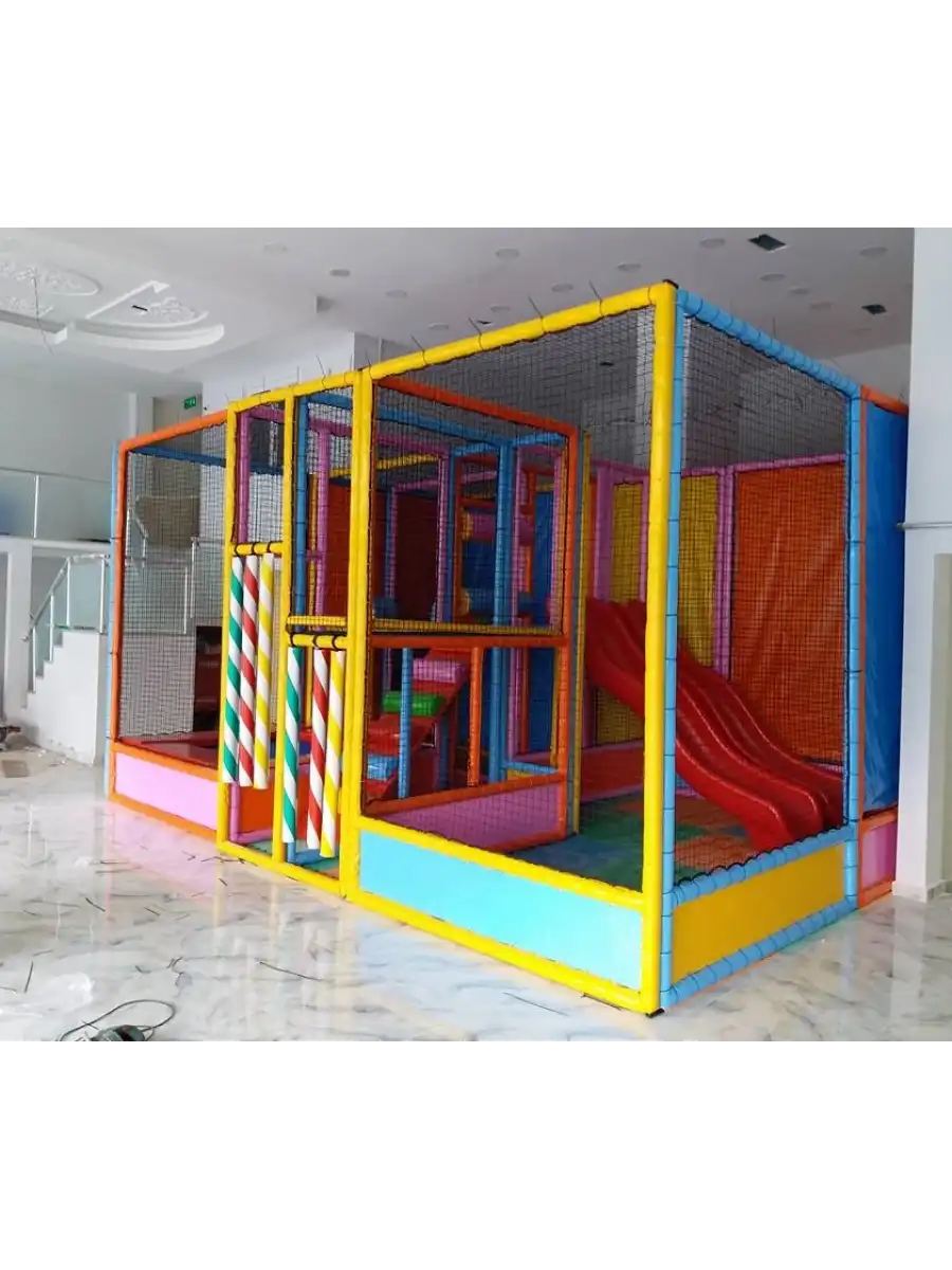 Akrobatik Oyun Alanı ve Trambolin - Sünger Soft Play Top Havuzu Çocuk Oyun Alanı