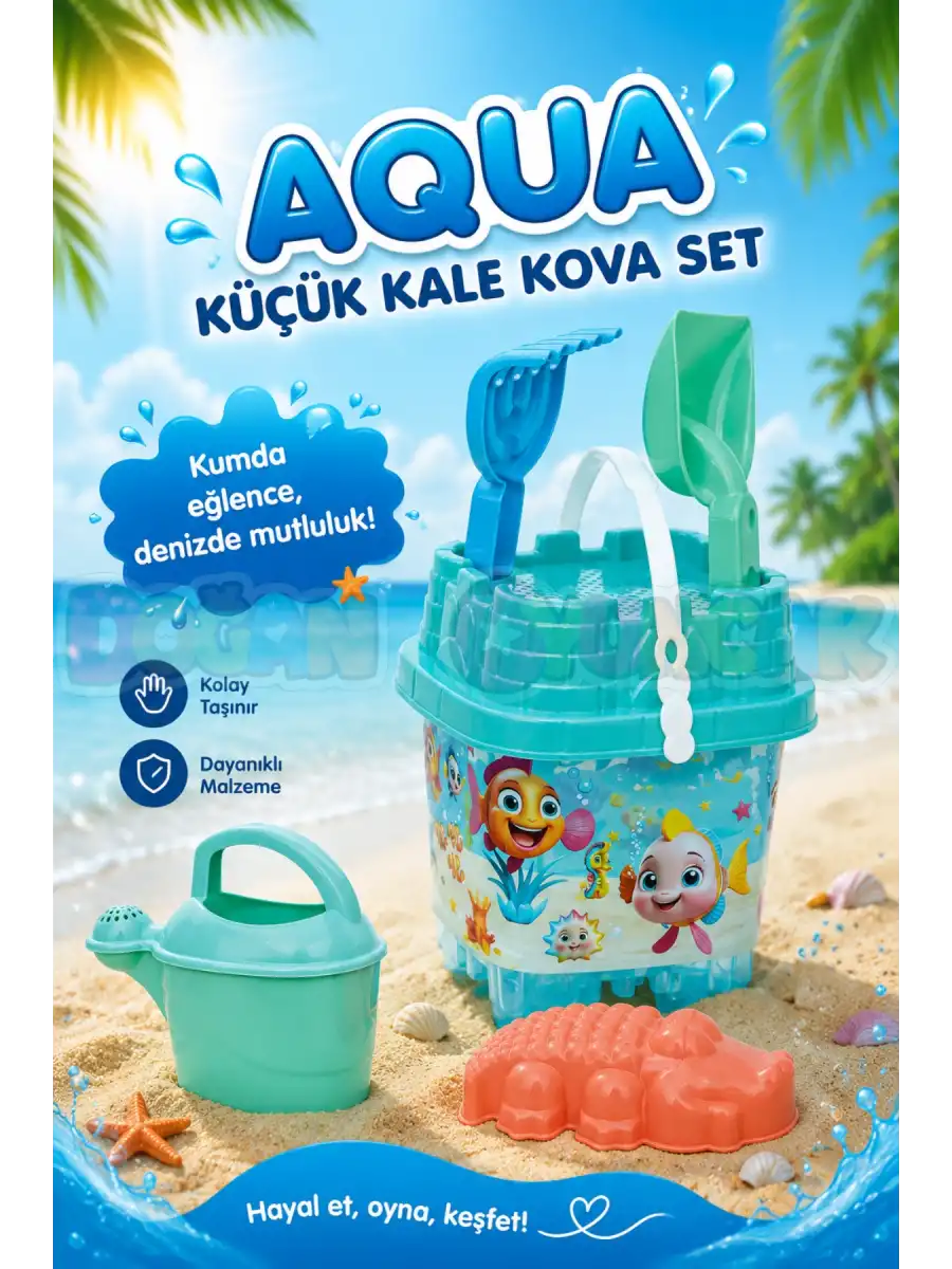 Aqua Küçük Kale Kova Kürek Seti 03972