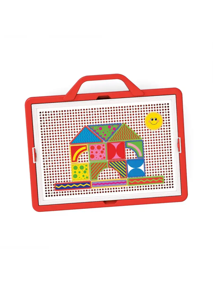 Arkadaşım Bul ve Yap Çanta - Lego Setleri - Geometrik Oyun - Görsel Aktivite - Oyuncak