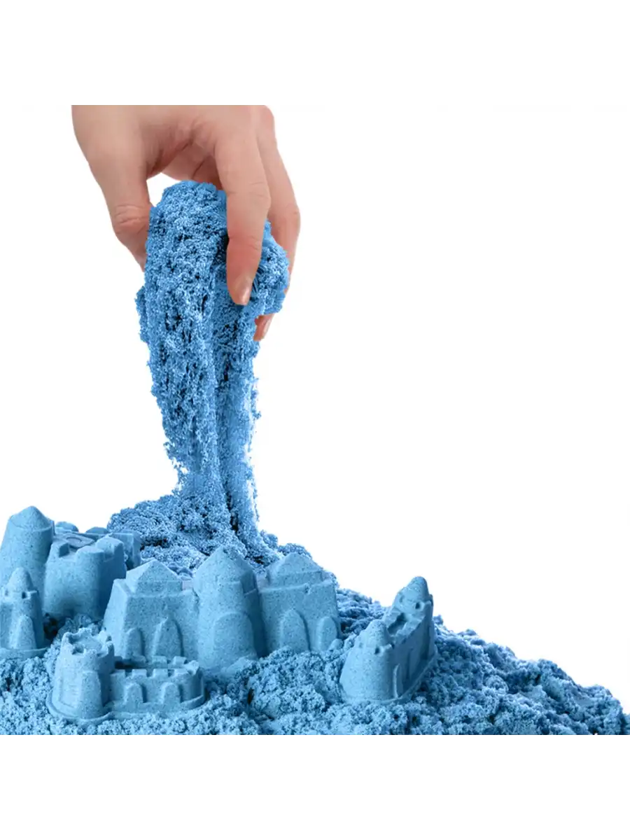 Art Sand Aksesuarlı Mavi Oyun Kumu 1000 Gr. - Kinetik Kum Seti - Natural Kum - Doğal Kum