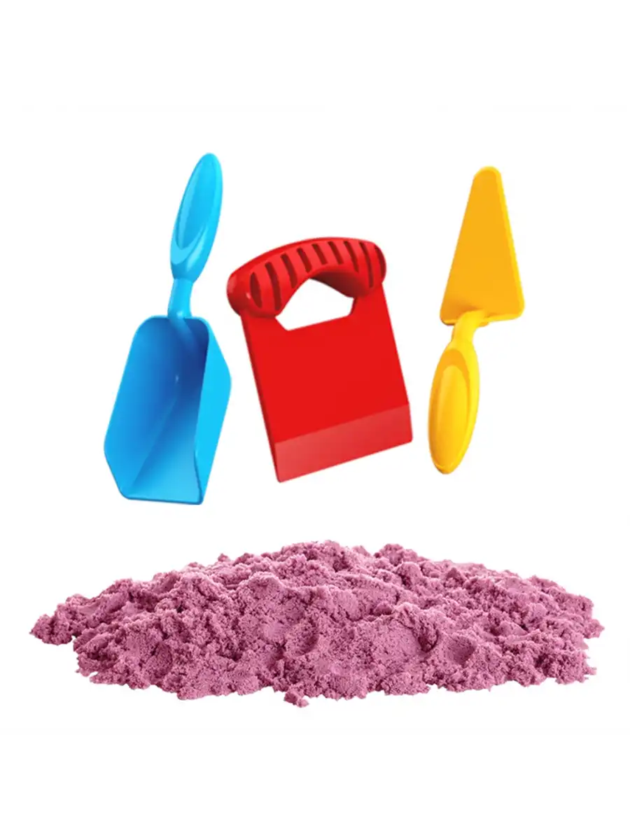 Art Sand Aksesuarlı Pembe Oyun Kumu 1000 Gr. - Kinetik Kum Seti - Natural Kum - Doğal Kum