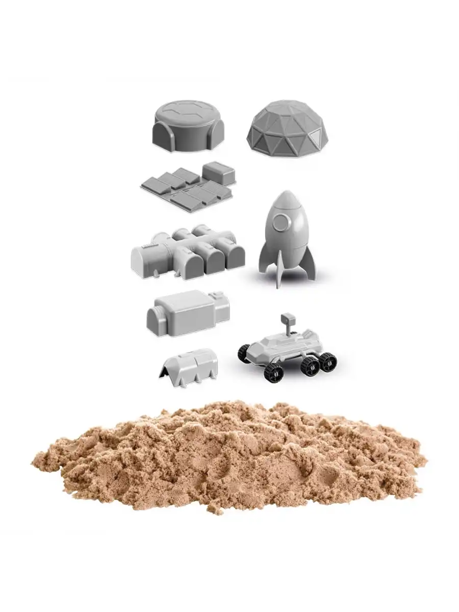 Art Sand Görevimiz Mars Kum Seti 750 Gr. - Oyun Kumu Seti - Kinetik Kum Seti - Natural Kum - Doğal Kum
