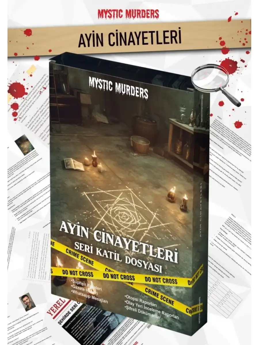 Ayin Cinayetleri Dedektif Oyunu - Dava Çözme Oyunu - Suç Çözme Oyunu - Cinayet Oyunu Cinayet Çözme