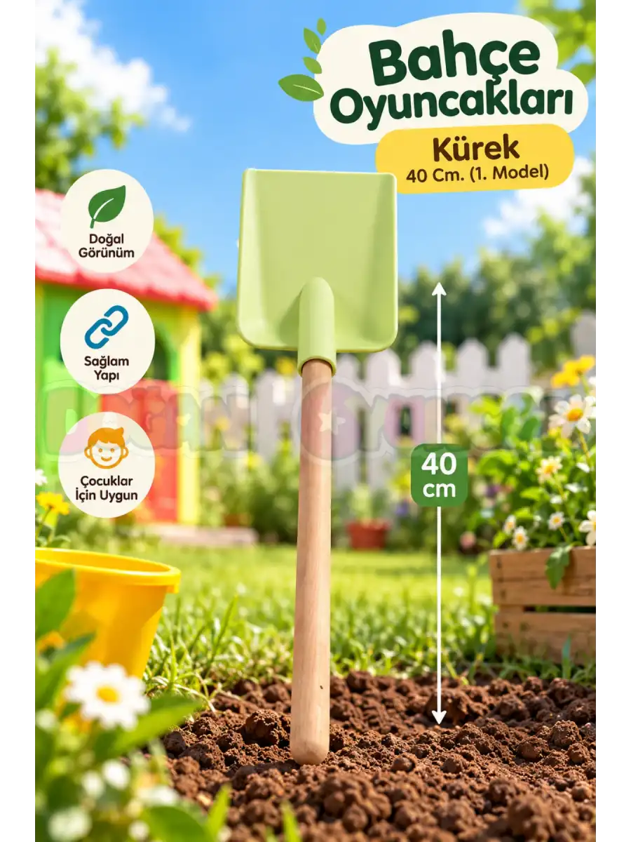 Bahçe Oyuncakları - Kürek 40 Cm. (1. Model)