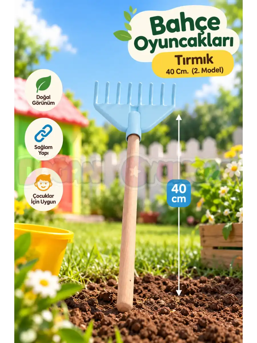 Bahçe Oyuncakları - Tırmık 40 Cm. (2. Model)