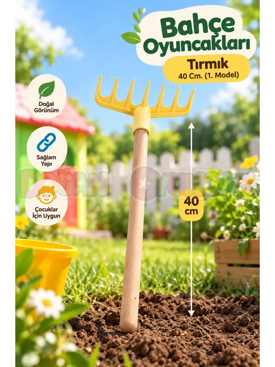 Bahçe Oyuncakları - Tırmık 40 Cm. (1. Model)