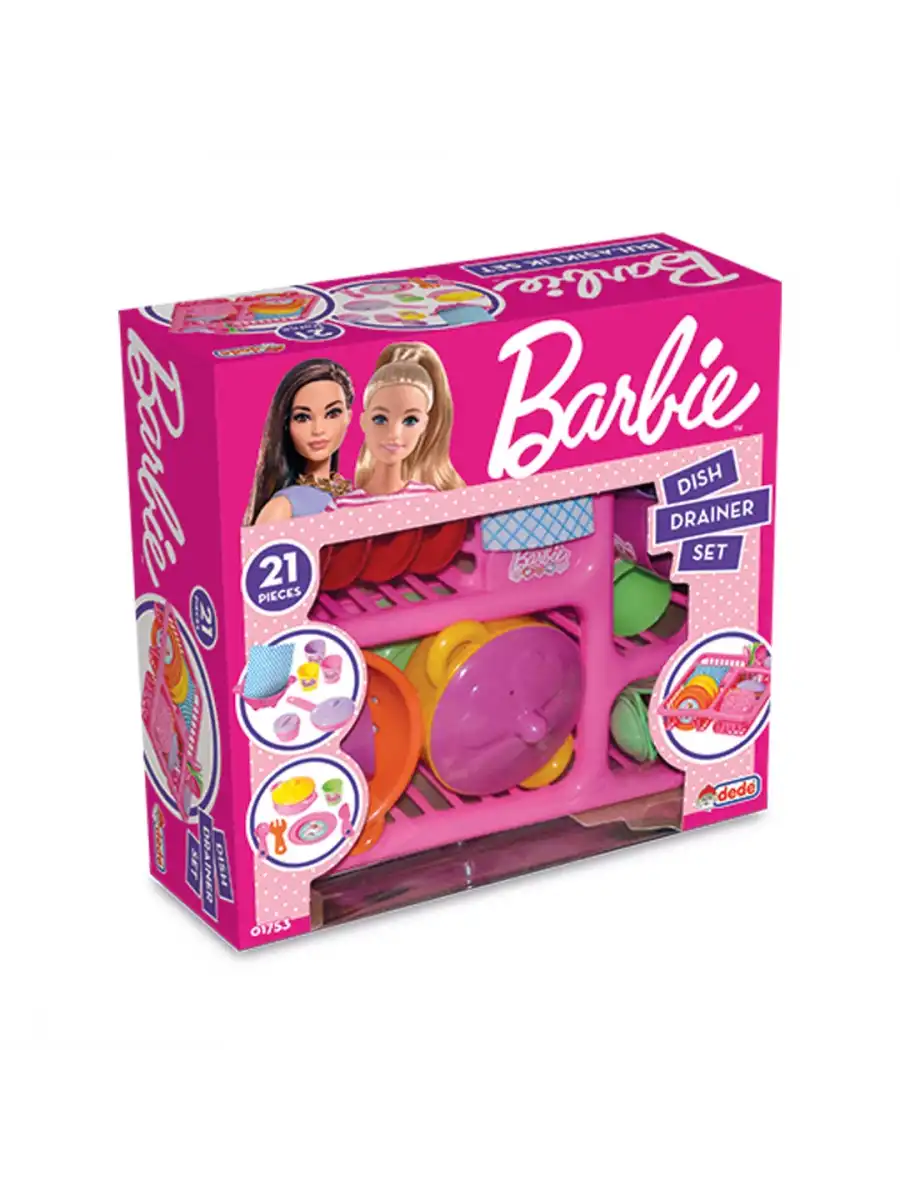 Barbie Bulaşıklık - Mutfak Setleri - Ev Oyuncak Setleri - Bulaşık Seti - Barbie Bulaşık Seti