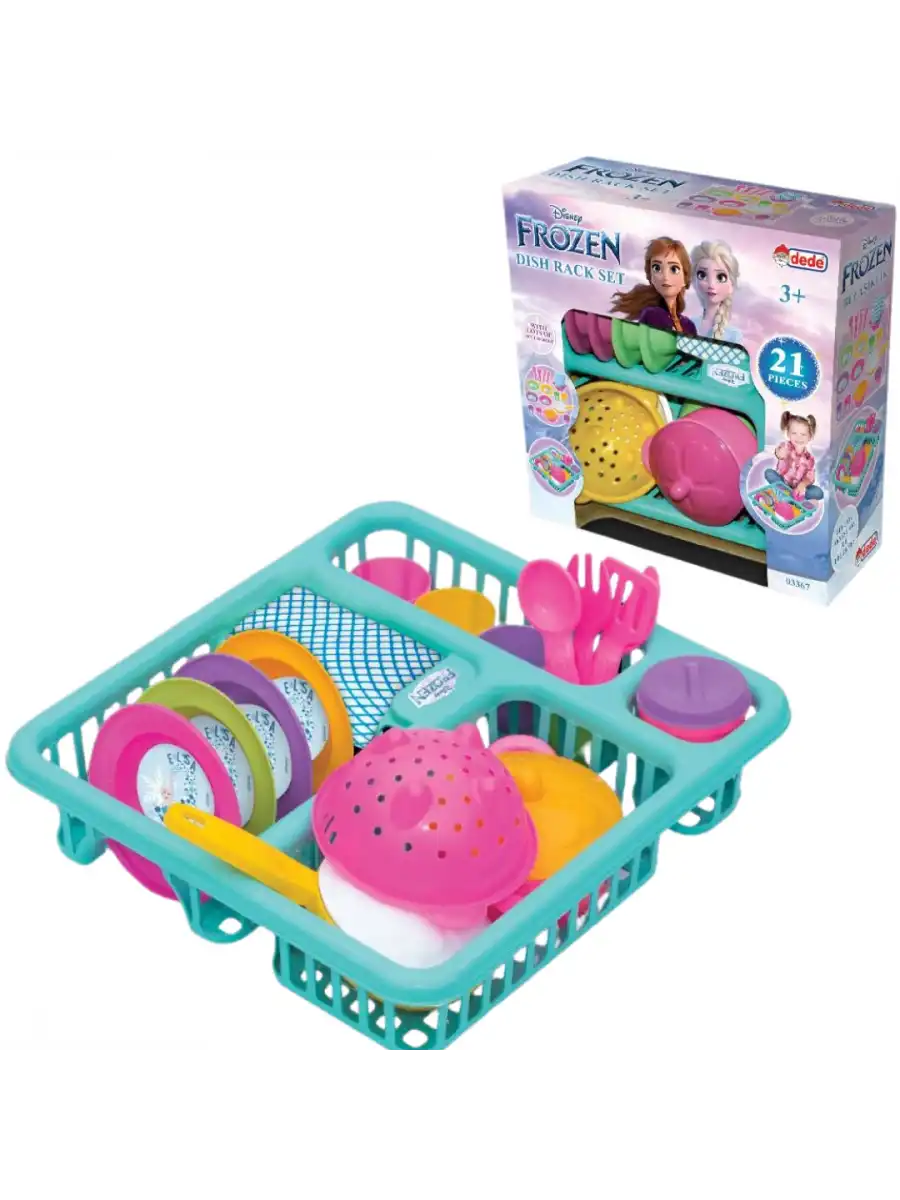 Frozen Bulaşıklık - Mutfak Setleri - Ev Oyuncak Setleri - Bulaşık Seti - Frozen Bulaşık Seti