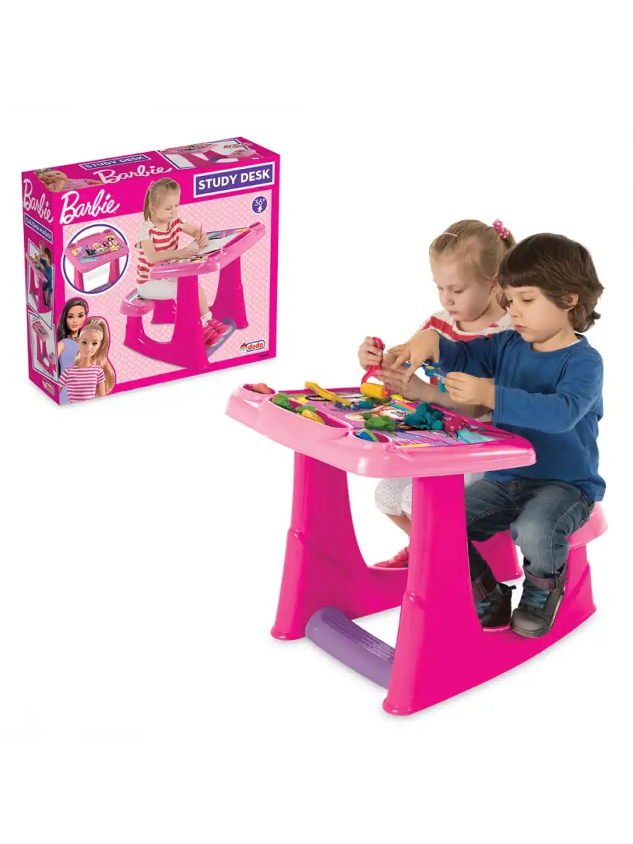 Barbie Çalışma Masası - Çalışma Masaları - Eğitici Masa - Aktivite Masası