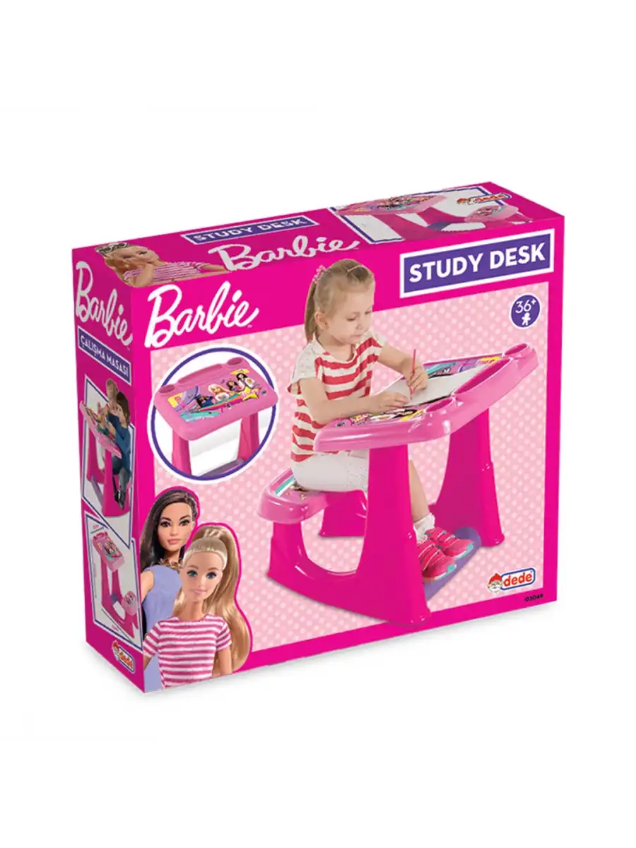 Barbie Çalışma Masası - Çalışma Masaları - Eğitici Masa - Aktivite Masası
