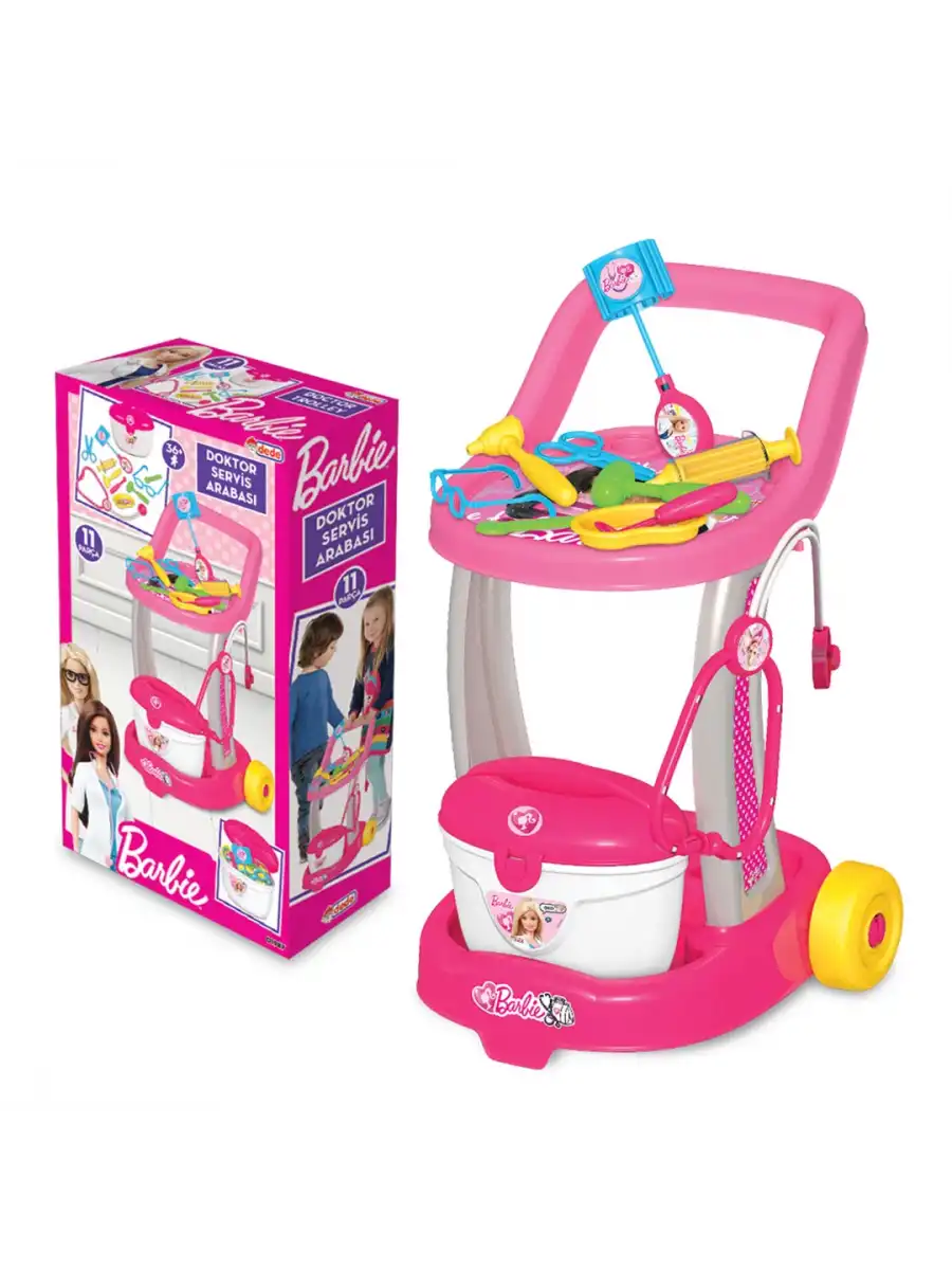 Barbie Doktor Servis Arabası - Doktor Setleri - Doktor Oyuncak Seti