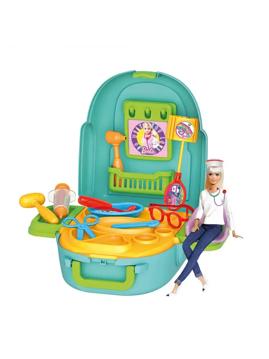 Barbie Doktor Seti Sırt Çantası - Doktor Setleri - Doktor Oyuncak Seti