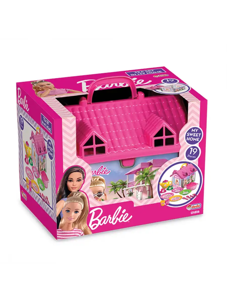 Barbie Ev Çay Seti - Mutfak Setleri - Çay Seti - Bardak Oyuncak - Kahve