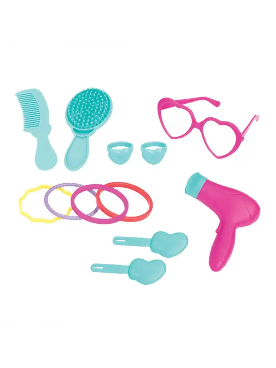Barbie Güzellik Set Bavulum - Güzellik Setleri - Kuaför Oyuncak Seti - Makyaj Seti