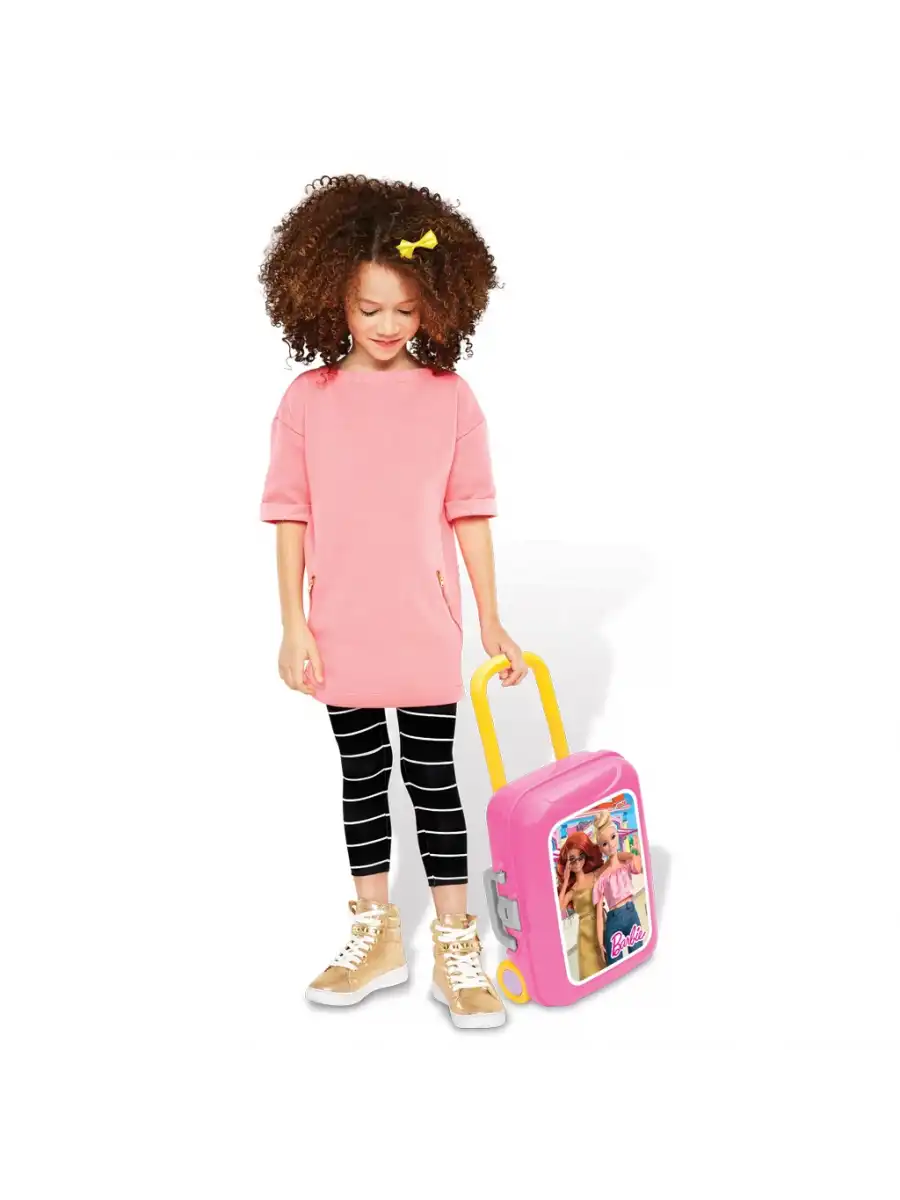 Barbie Güzellik Set Bavulum - Güzellik Setleri - Kuaför Oyuncak Seti - Makyaj Seti