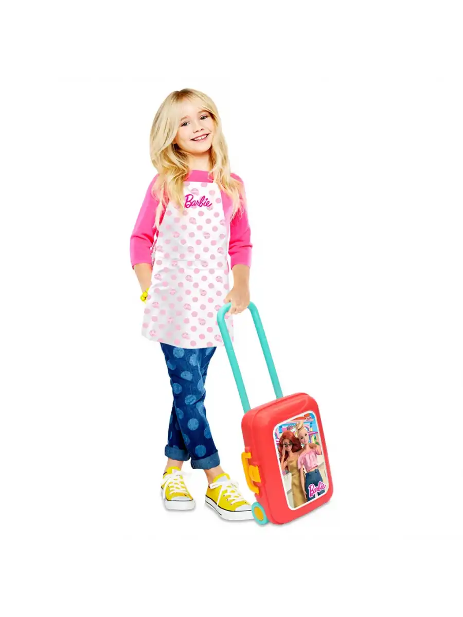 Barbie Mutfak Set Bavulum - Mutfak Setleri - Ev Oyuncak Setleri - Bulaşık Seti