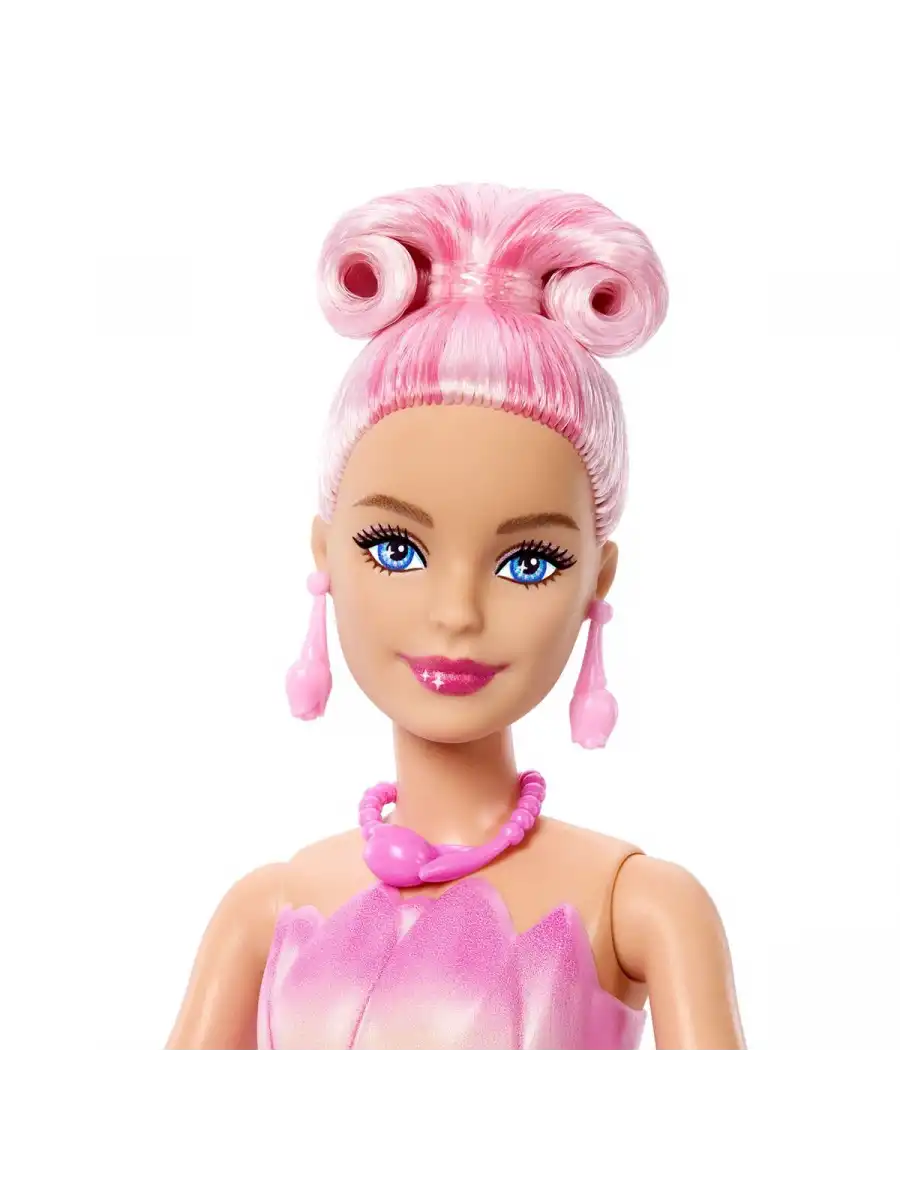 Barbie Petal Pop - Pembe Lale Bebek JMF57 - Barbie Oyuncak Barbie Bebek