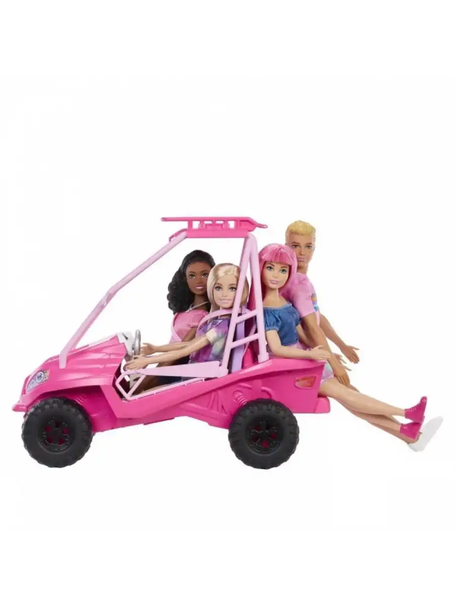 Barbie Plaj Arabası Oyun Seti - Barbie Mysteries: Beach Detectives JFV68 - Barbie Bebek