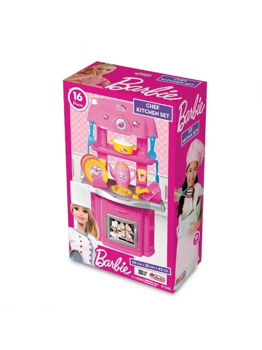 Barbie Şef Mutfak Seti - Mutfak Setleri - Ev Oyuncak Setleri - Barbie Mutfak