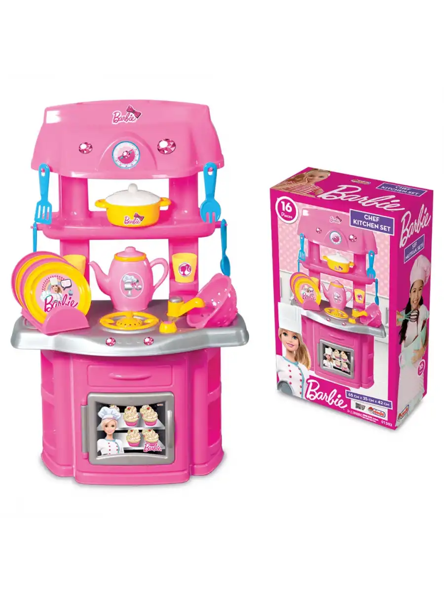 Barbie Şef Mutfak Seti - Mutfak Setleri - Ev Oyuncak Setleri - Barbie Mutfak