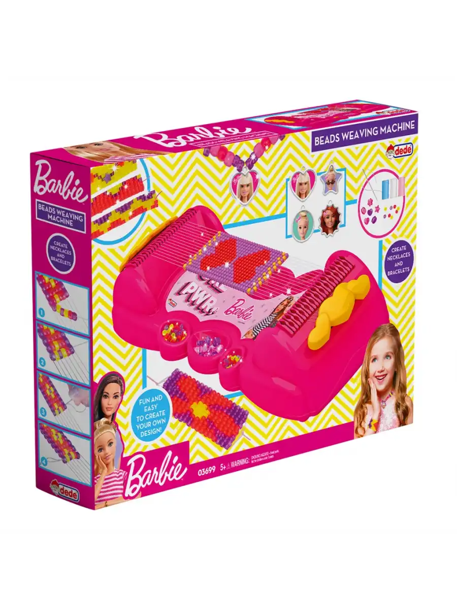 Barbie Takı Dokuma Seti - Dede Takı Seti - Boncuk Kolye Seti - Barbie Oyuncakları