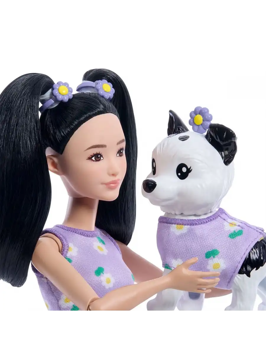 Barbie Twinning Looks - Çiçek Teması JFP39 - Barbie Oyuncak Barbie Bebek