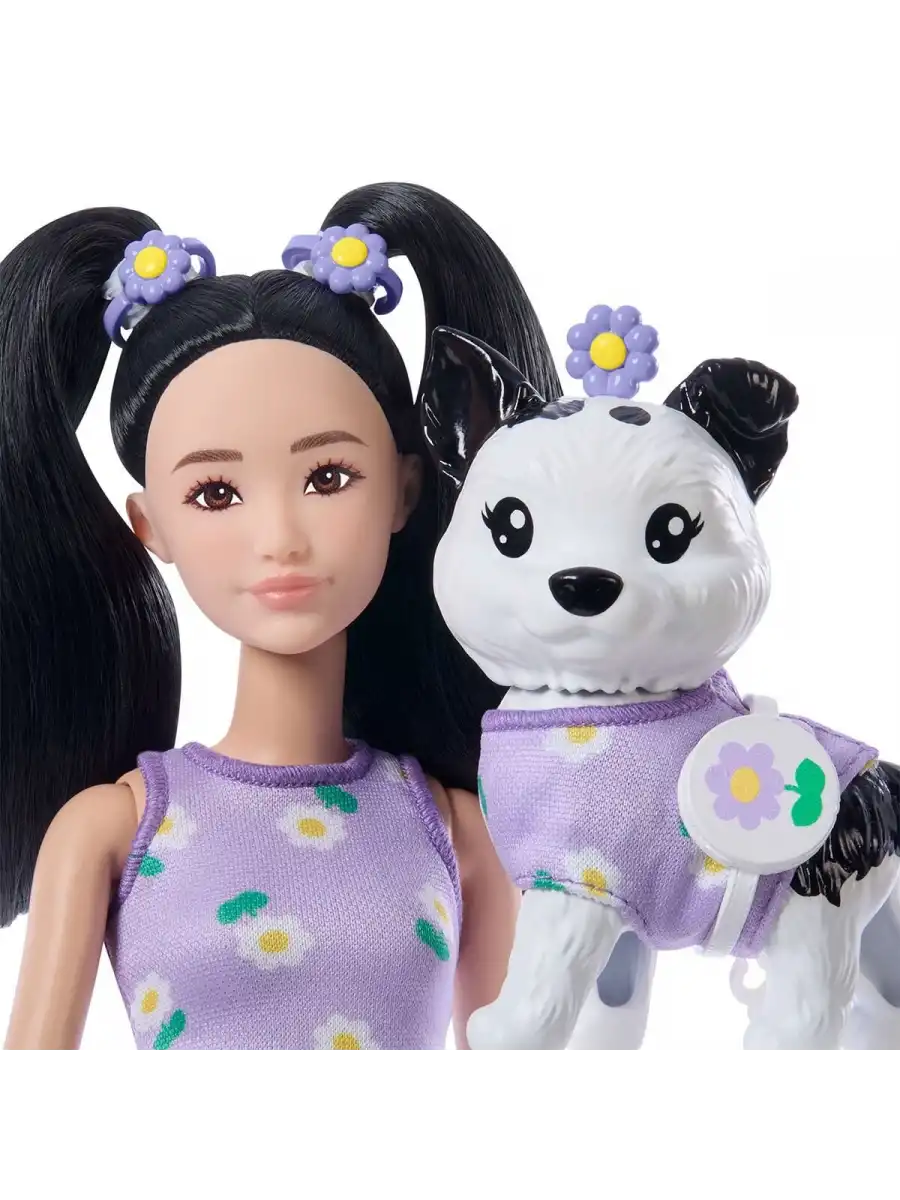 Barbie Twinning Looks - Çiçek Teması JFP39 - Barbie Oyuncak Barbie Bebek