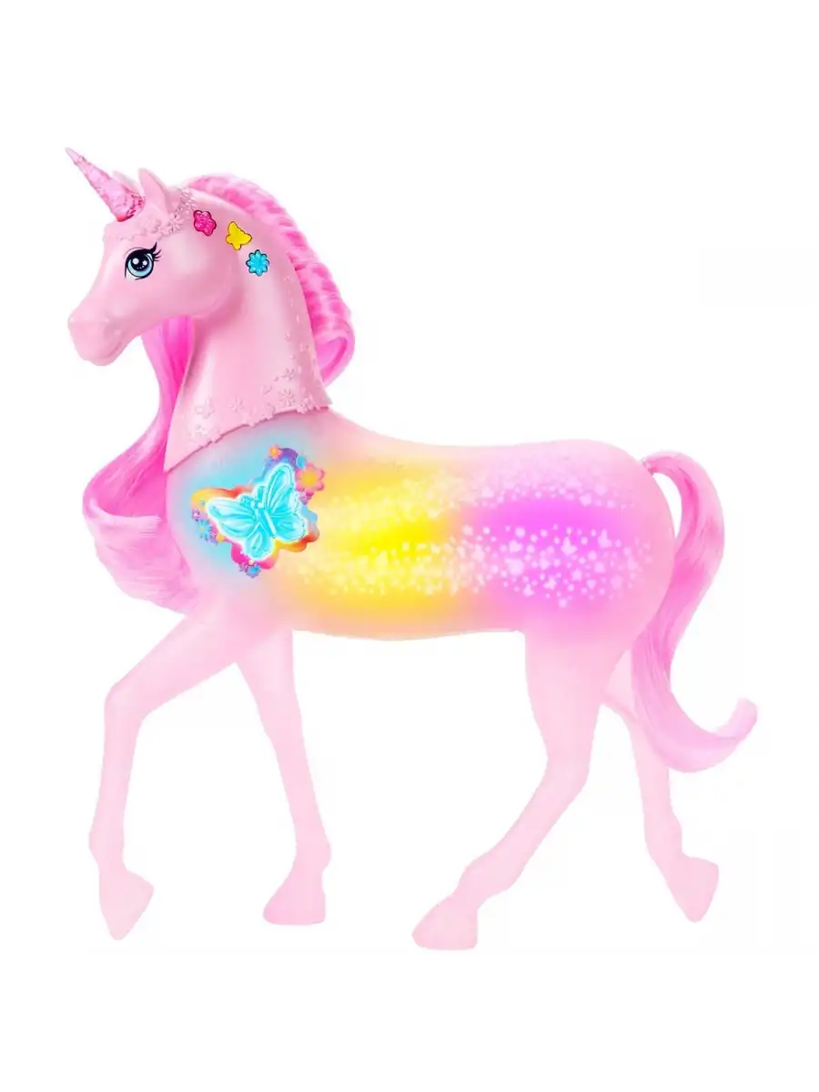 Barbienin Işıltılı Tek Boynuzlu Atı JCP78 - Barbie Bebek Barbie At Barbie Unicorn