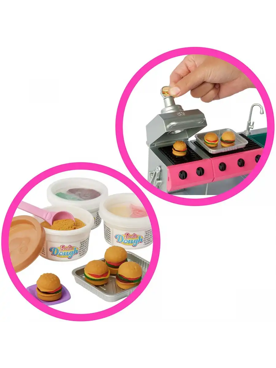 Barbienin Yeni Rüya Karavanı HRJ78 - Barbie Bebek Barbie Karavanı Baribe Tatil Seti