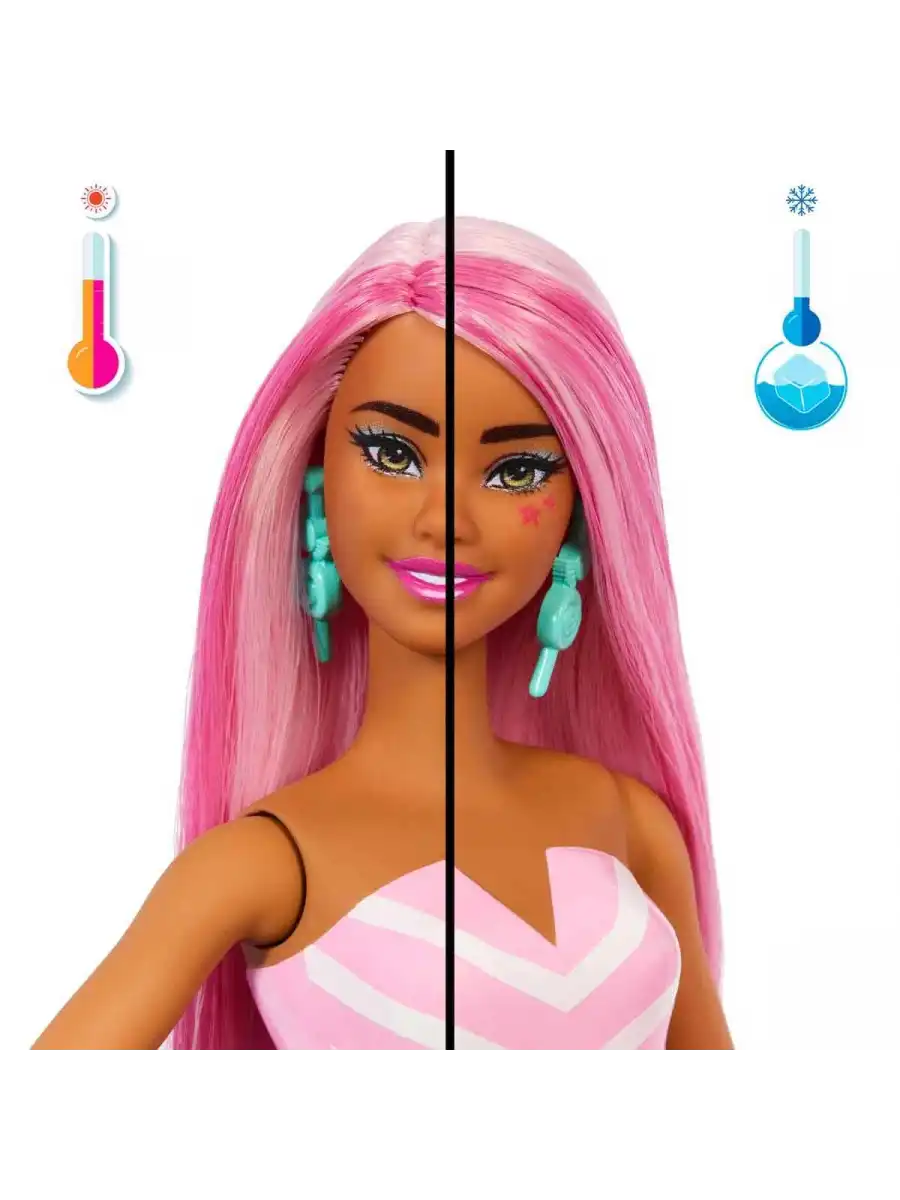 Barbie Pop Reveal Atıştırmalık Serisi JFY00 - Barbie Bebek Barbie Renk Değiştiren Süpriz Paket