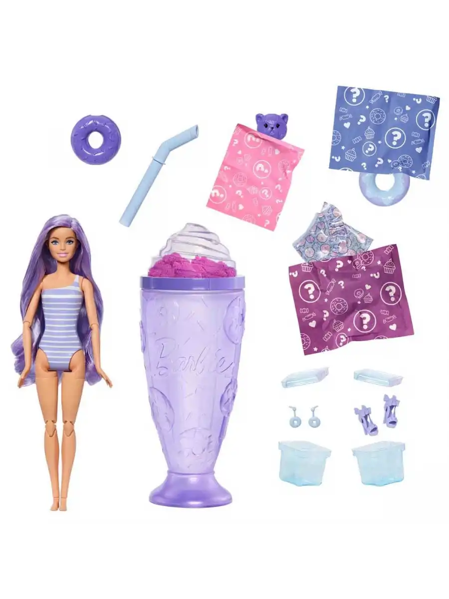 Barbie Pop Reveal Atıştırmalık Serisi JFY00 - Barbie Bebek Barbie Renk Değiştiren Süpriz Paket