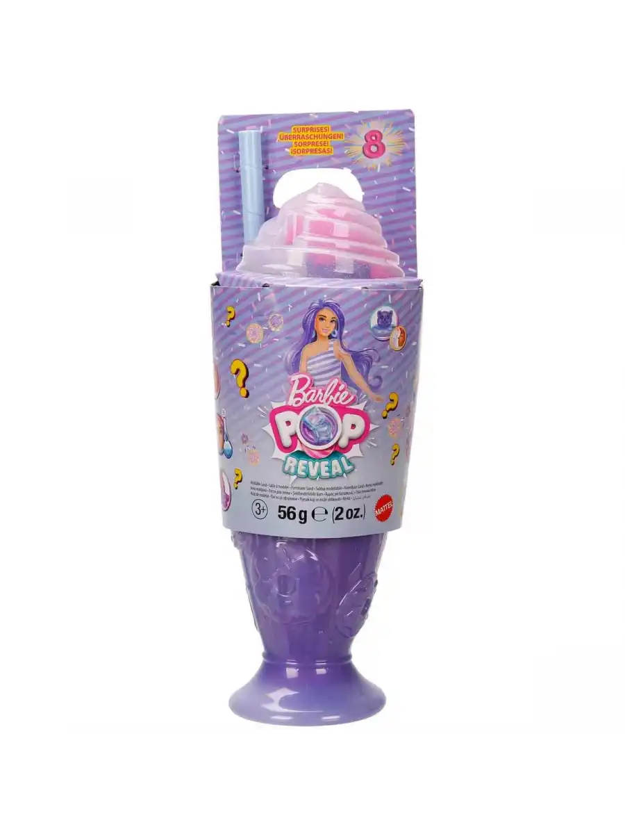 Barbie Pop Reveal Atıştırmalık Serisi JFY00 - Barbie Bebek Barbie Renk Değiştiren Süpriz Paket