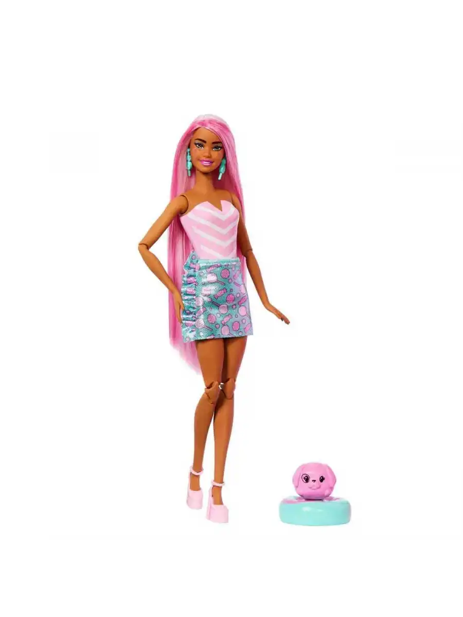 Barbie Pop Reveal Atıştırmalık Serisi JFY00 - Barbie Bebek Barbie Renk Değiştiren Süpriz Paket
