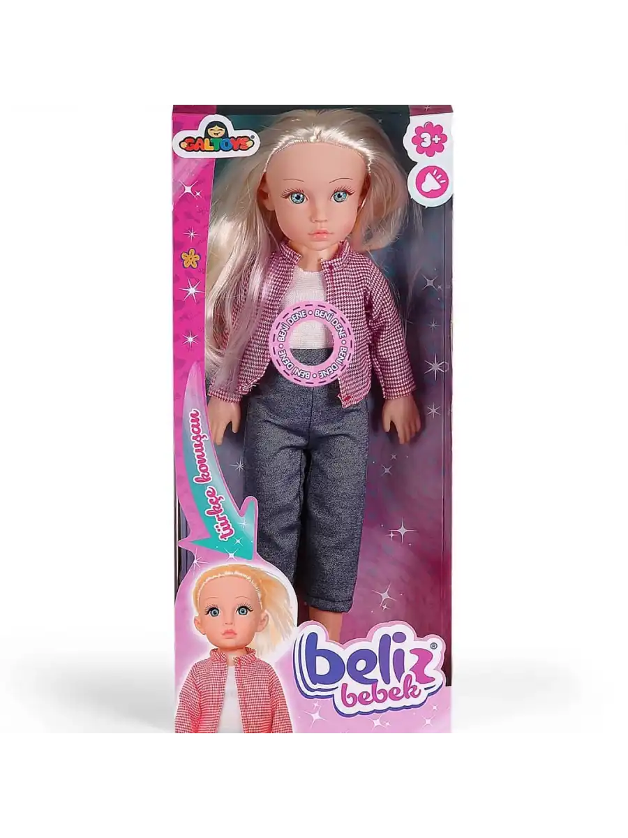 Beliz Bebek - Türkçe Konuşan Beliz Bebek - Konuşan Bebek - Fonsiyonlu Bebek - Mor