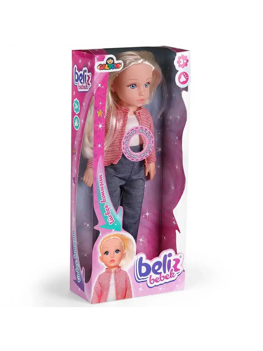 Beliz Bebek - Türkçe Konuşan Beliz Bebek - Konuşan Bebek - Fonsiyonlu Bebek - Pembe