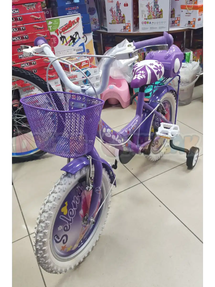 BMX Selena 16 Jant Bisiklet Mor - Legano 16 Jant Bisiklet Selena Mor Prenses Bisiklet