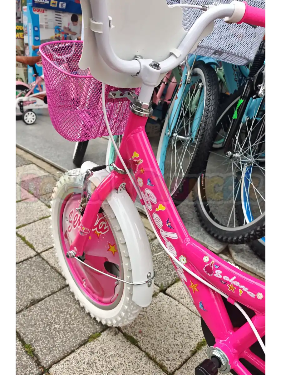 BMX Selena 16 Jant Bisiklet Pembe - Legano 16 Jant Bisiklet Selena Süslü Bisiklet BMX Bisiklet