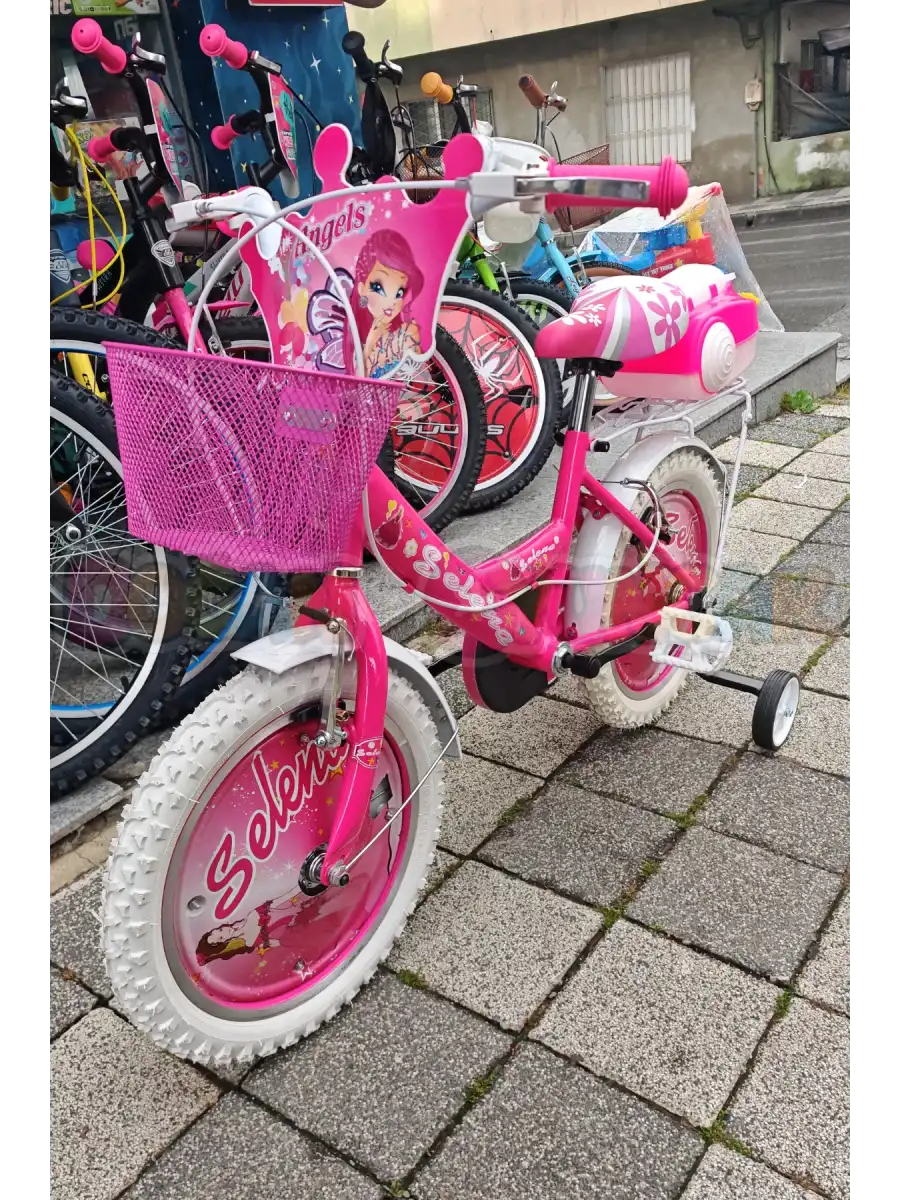 BMX Selena 16 Jant Bisiklet Pembe - Legano 16 Jant Bisiklet Selena Süslü Bisiklet BMX Bisiklet
