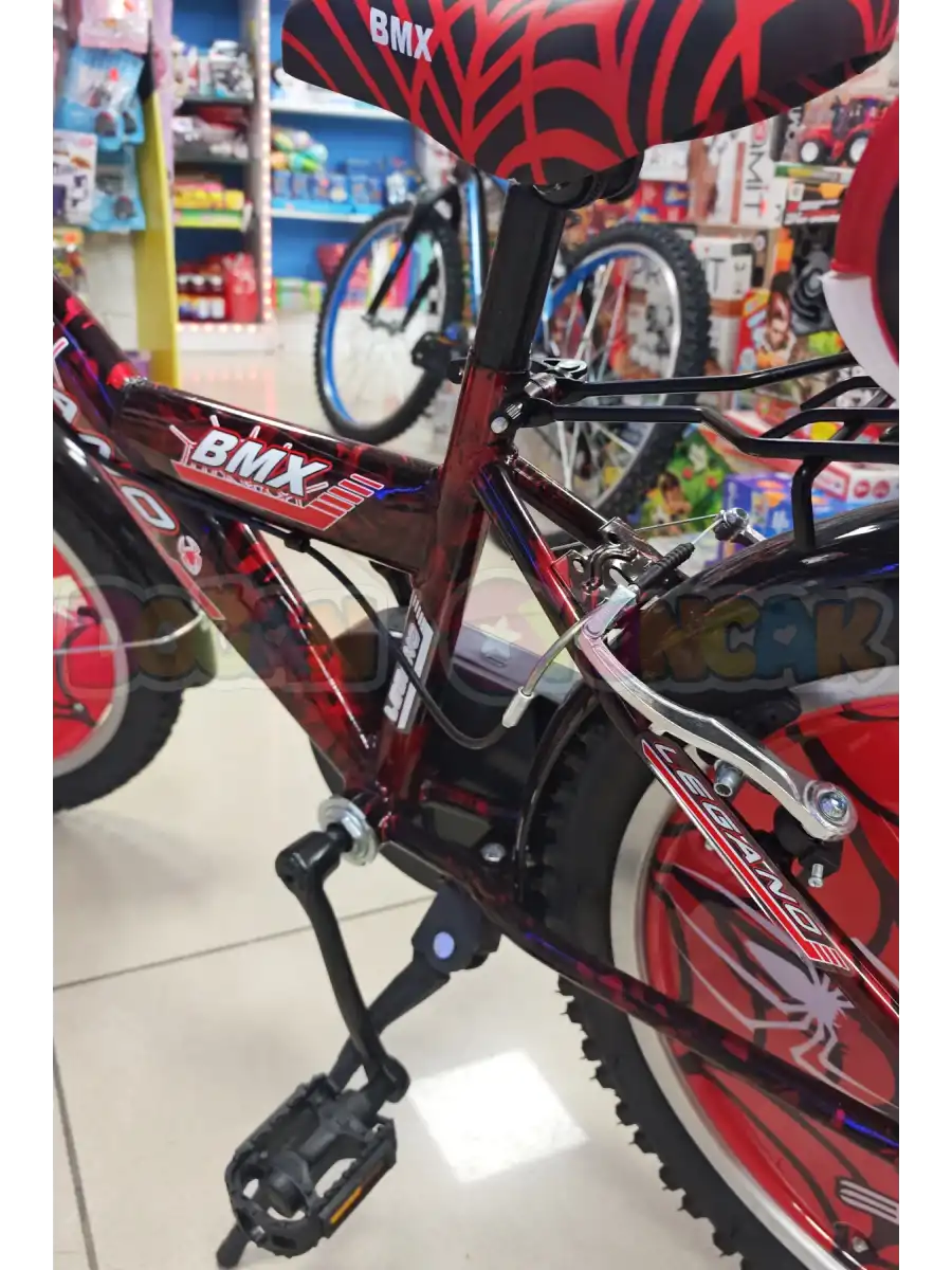 BMX Spider 20 Jant Bisiklet Kırmızı - Legano 20 Jant Bisiklet Spider Lüx Bisiklet BMX Bisiklet