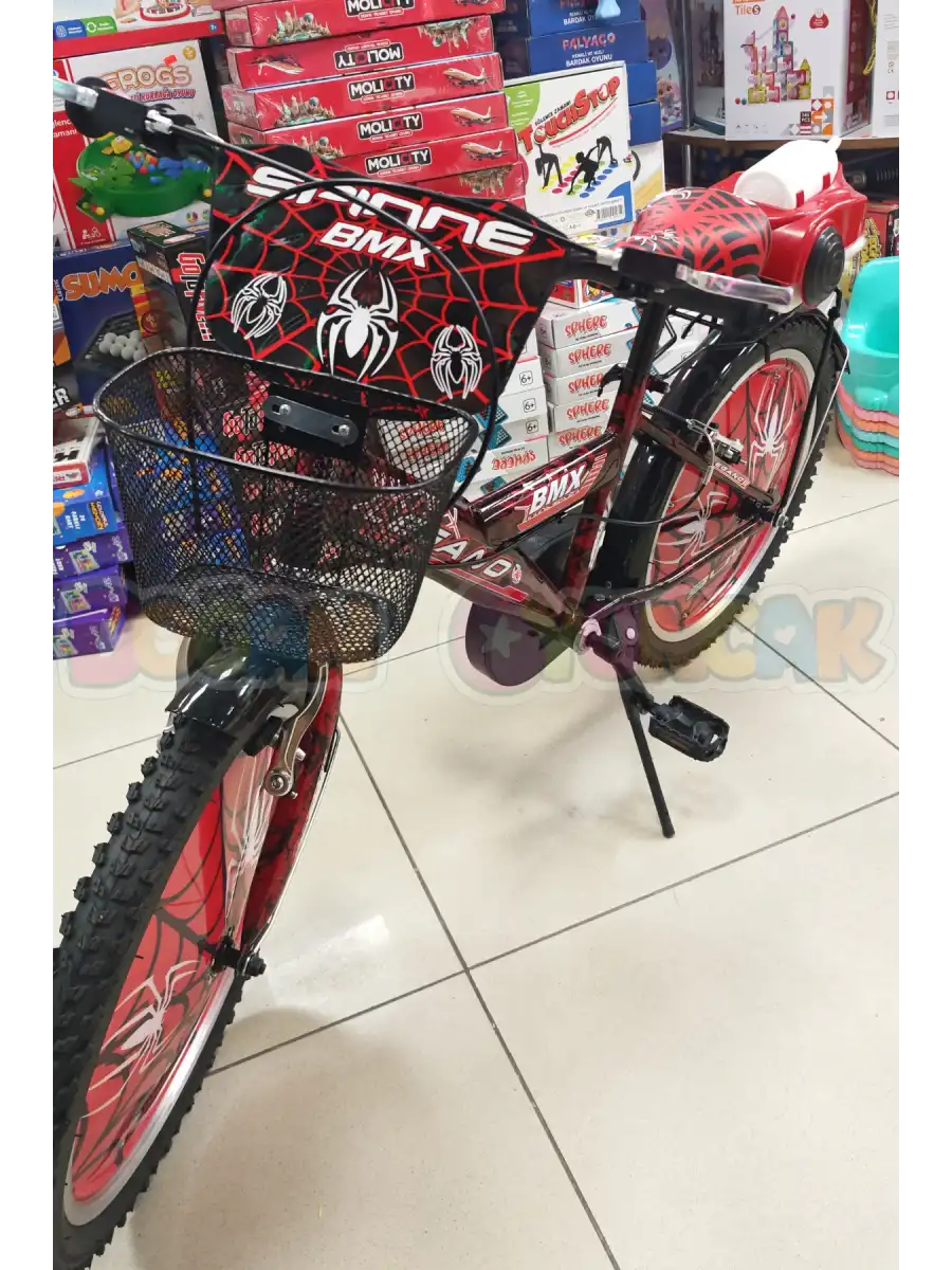 BMX Spider 20 Jant Bisiklet Kırmızı - Legano 20 Jant Bisiklet Spider Lüx Bisiklet BMX Bisiklet